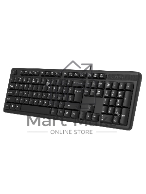 Клавиатура проводная A4Tech KR-3, USB, черный