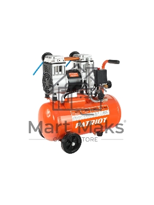 Компрессор Patriot поршневой безмасляный WO 24-220, 200 л/мин, 8 бар, 1250 Вт, 24 л, быстросъемный 1/4