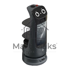Сервисный робот-доставщик PuduRobotics модели KettyBot Pro (цвет: черный) в компл. с зарядной станц.