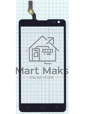 Сенсорное стекло (тачскрин) для LG Optimus L9 II D605, черное