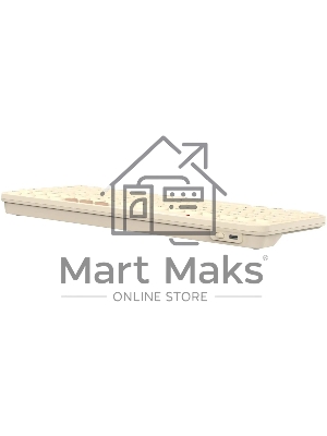 Клавиатура беспроводная A4Tech Fstyler FBK36C AS, USB, Bluetooth/Радиоканал, бежевый