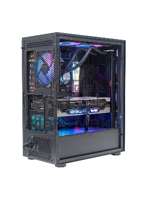 Компьютерный корпус Silverstone G41FA512ZBG0020 High airflow ATX mid-tower chassis with dual radiator support and ARGB lighting High airflow ATX mid-tower chassis with dual radiator support and ARGB lighting