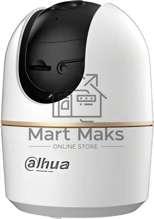 Мини-PT IP-видеокамера DAHUA DH-IPC-H4AP-0360B с Wi-Fi 2.4ГГц 4Мп, 1/3” CMOS, объектив 3.6мм, видеоаналитика, ИК до 10м