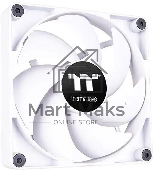 Комплект вентиляторов для корпуса Thermaltake CT120 (2 шт.) белый, 120 мм, 2000 об/мин, 25.8 дБ, 4 pin