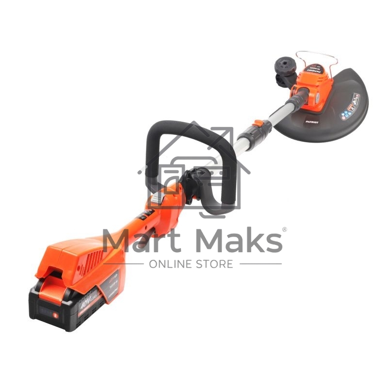 Триммер аккумуляторный PATRIOT TR4022XL, 40B платформа LCT, ширина кош. 30см, запасная леска, одна АКБ (2,0А*ч) и ЗУ