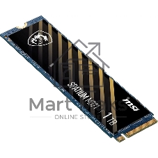 Накопитель SSD MSI Spatium M371, 1ТБ, M.2 2280, PCIe 3.0 x4, NVMe, M.2