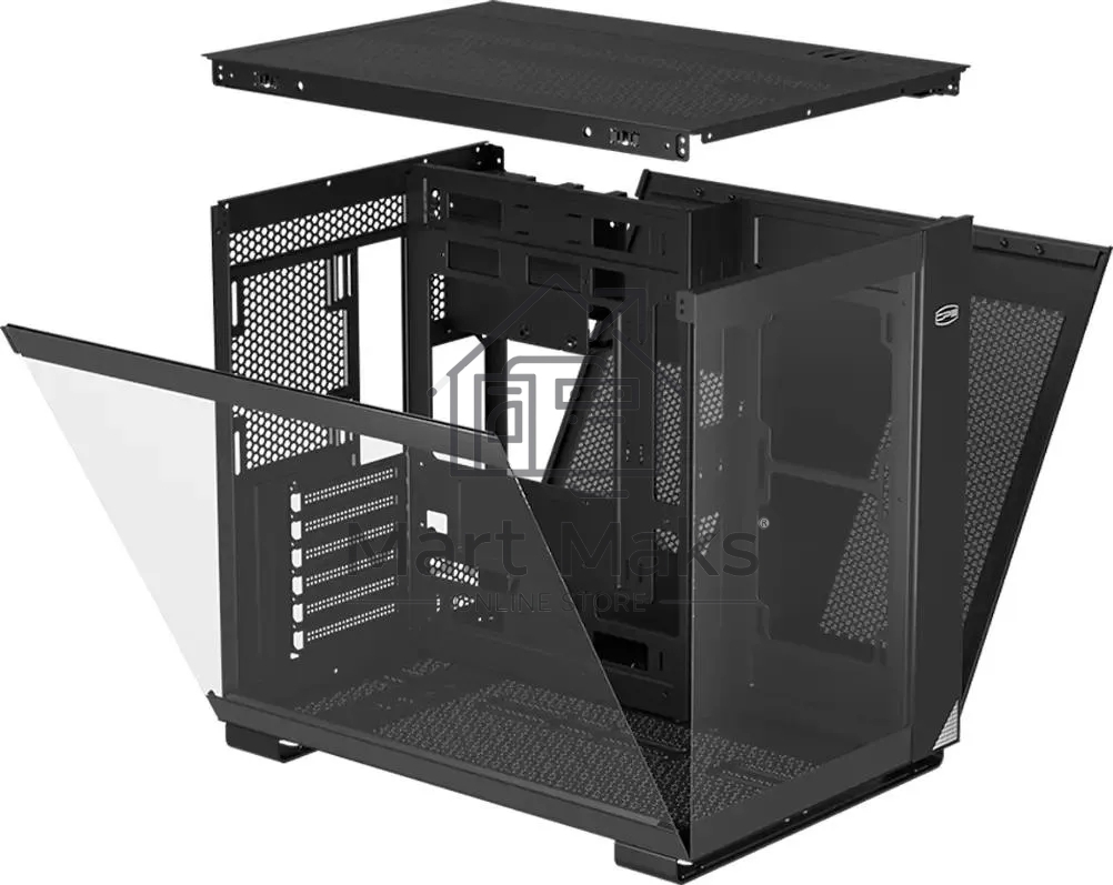 Компьютерный корпус PcCooler C3 T500 BK черный без БП ATX 2xUSB3.0 1xUSB3.1 audio bott PSU