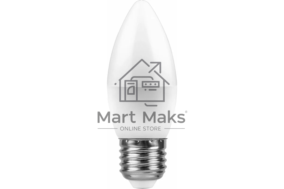 Лампа светодиодная FERON LB-97 (25758) 7W 230V E27 2700K свеча