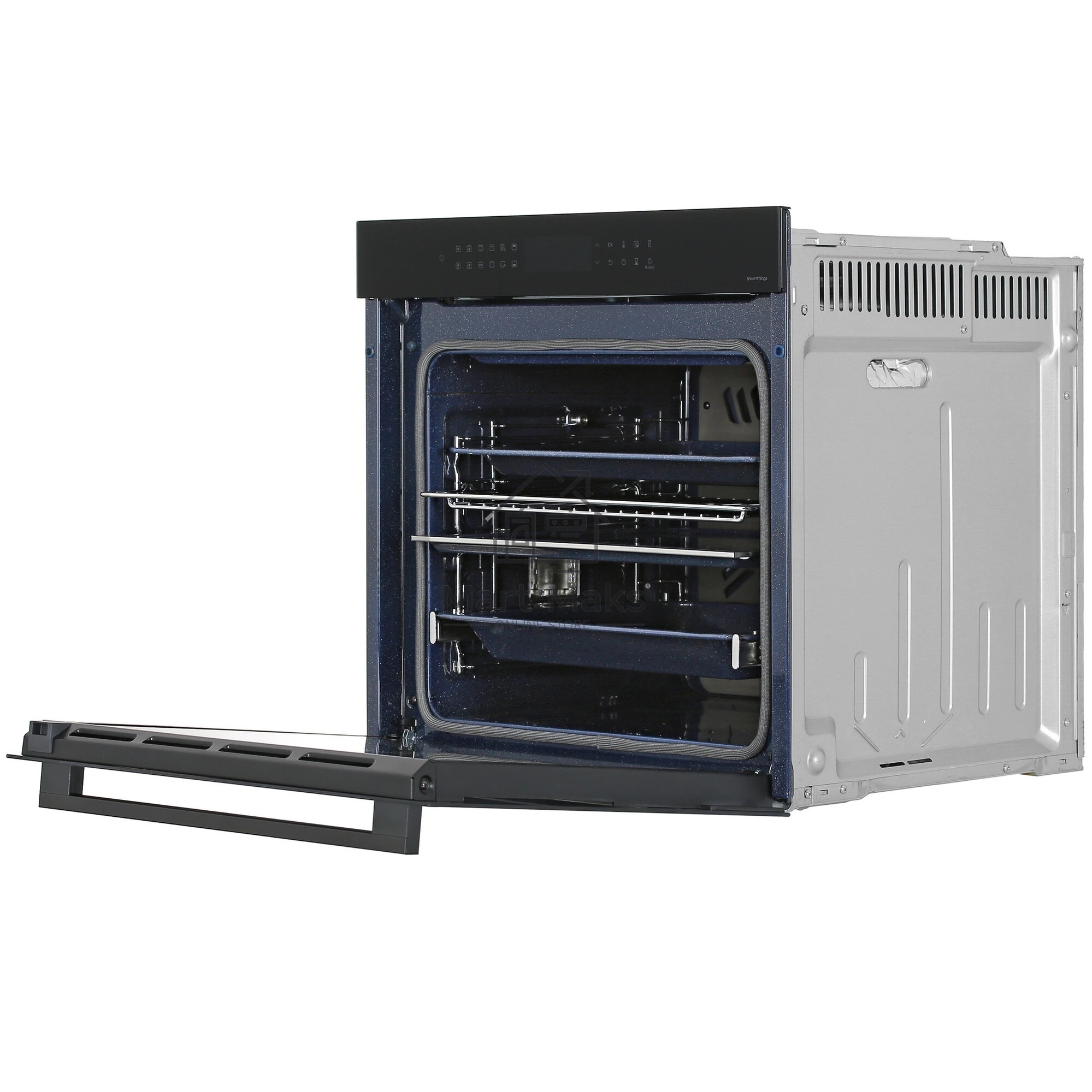 Электрический духовой шкаф Samsung NV7B4225ZAK/WT 59.5 x 59.6 x 57 см, Dual Cook, Каталитическая очистка, 2 стекла, Гриль, Конвекция, Сенсорное управление, LED дисплей, Air Sous Vide, Wi-Fi SmartThings, 76 л, черное стекло