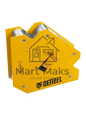 Фиксатор магнитный Denzel отключаемый для сварочных работ усилие 55 LB, 45х90х135 град.