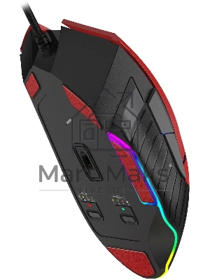 Мышь проводная A4Tech Bloody W95 Max Sports красный/черный оптическая (12000dpi) USB (10but)