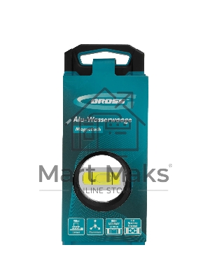 Уровень Gross 33651 алюминиевый, магнит., фрезерованный, 3 глазка, 0,5 мм/м, 600 мм