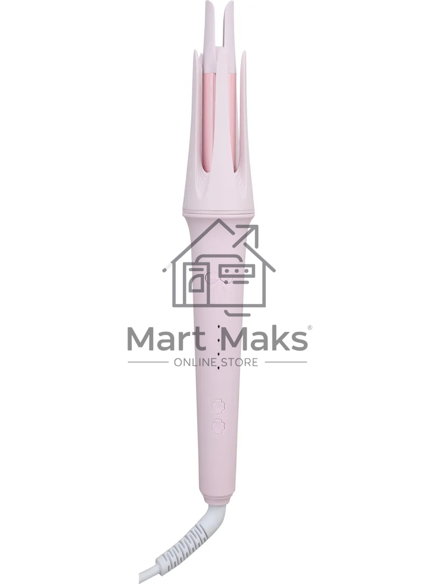 Щипцы для завивки волос KELLI KL-1255 розовый, 25 мм, 200 °C, 4 режима