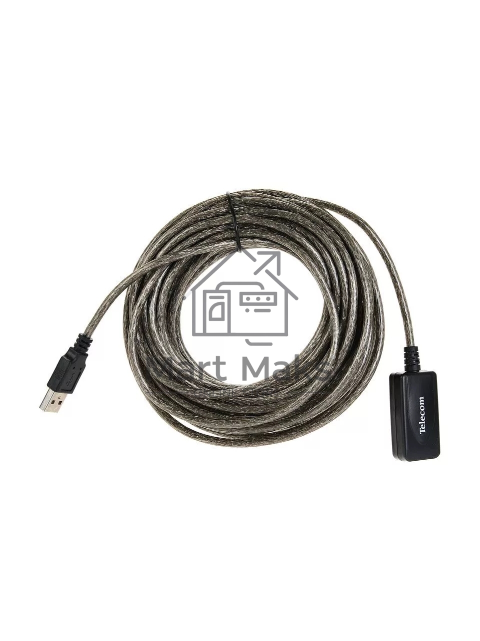 Кабель USB2.0-repeater, удлинительный активный <Am-->Af> 10м, Telecom <TUS7049-10M>