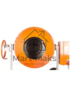 Бетоносмеситель Строймаш СБР-500А.1 1500 Вт, 500 л, 380 В, редуктор, чугунный венец