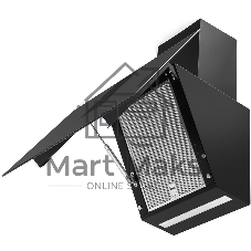 Вытяжка каминная наклонная Maunfeld Aurora 60 черный матовый, 60 см, 1270 куб. м/ч, 52 дБ