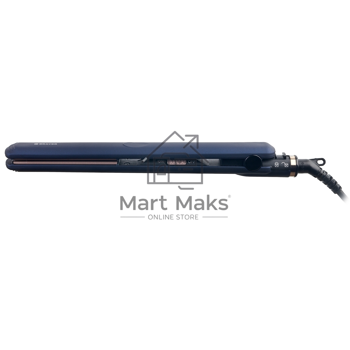 Выпрямитель BRAYER BR3303, макс.темпер 220 С,блок.ручки шнур 1,8 м,