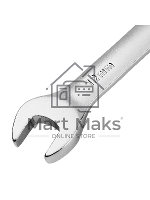 Ключ комбинированный трещоточный Denzel 14706 12 мм, CrV, матовый хром