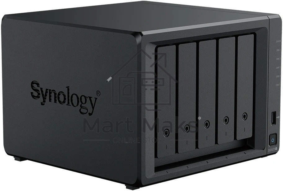 СХД настольное исполнение Synology 5BAY NO HDD USB3 DS1525+