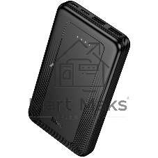 Внешний аккумулятор 10000mAh 2USB+1Type-C+1micro USB 2.0A Hoco J165 (Black)