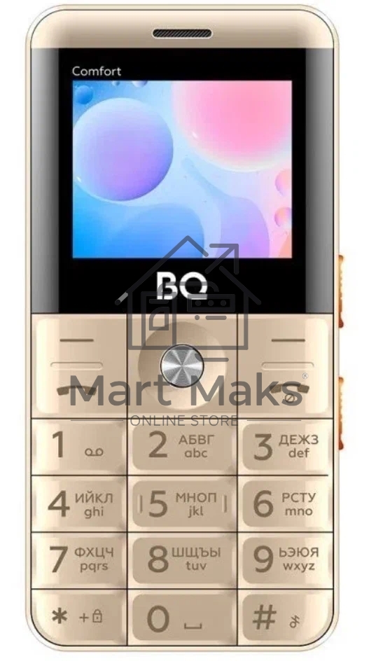 Мобильный телефон BQ 2006 Comfort золотой/черный