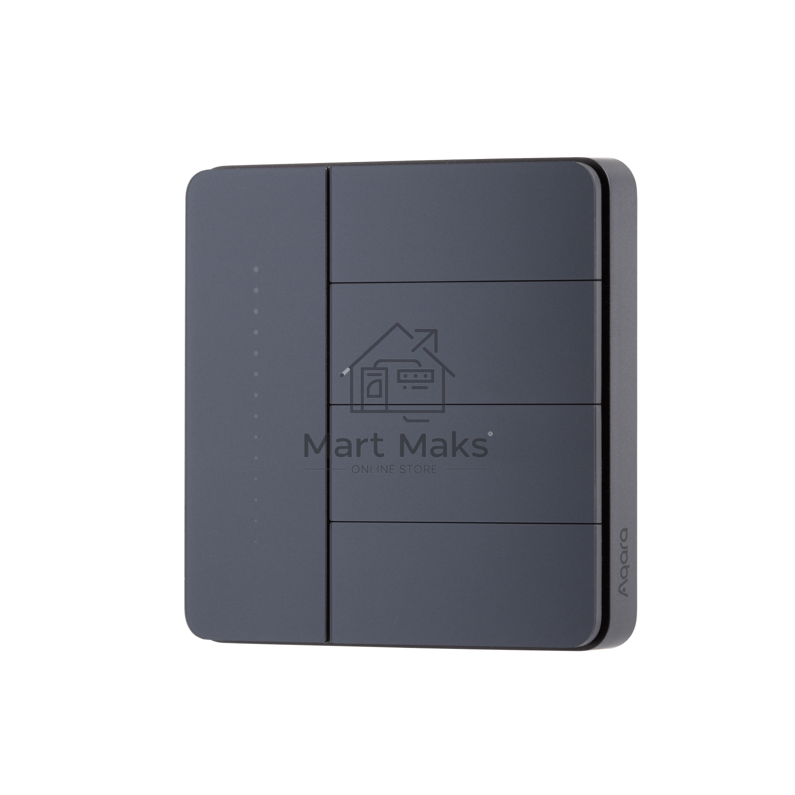 Умный выключатель Aqara Z1 Pro ZNQBKG44LM 3-хкл. графитовый (ZNQBKG44LM_GR)