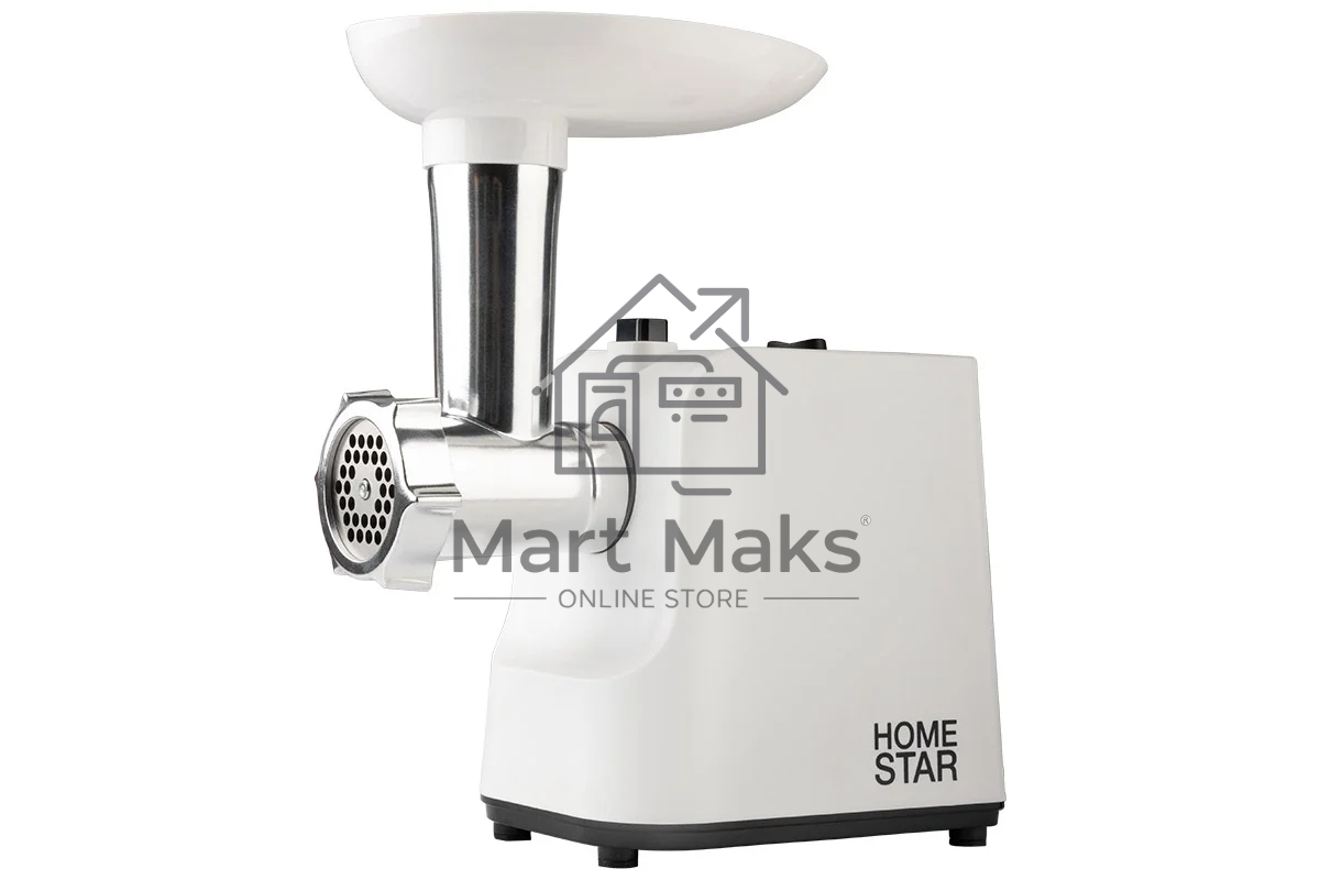 Мясорубка HOMESTAR HS-2033 2000 Вт, 1.5 кг/мин, белый