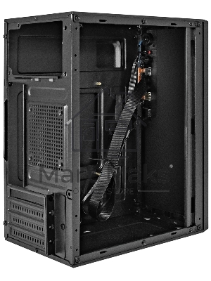 Компьютерный корпус Minitower ExeGate BAA-308U2-UNS500 (mATX, БП UNS500 с вент. 12см, 1*USB/2*USB 3.0, HD Audio, черный)