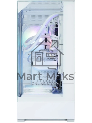 Компьютерный корпус ZALMAN P40 Prism, ATX, белый, WINDOW, 2x3.5