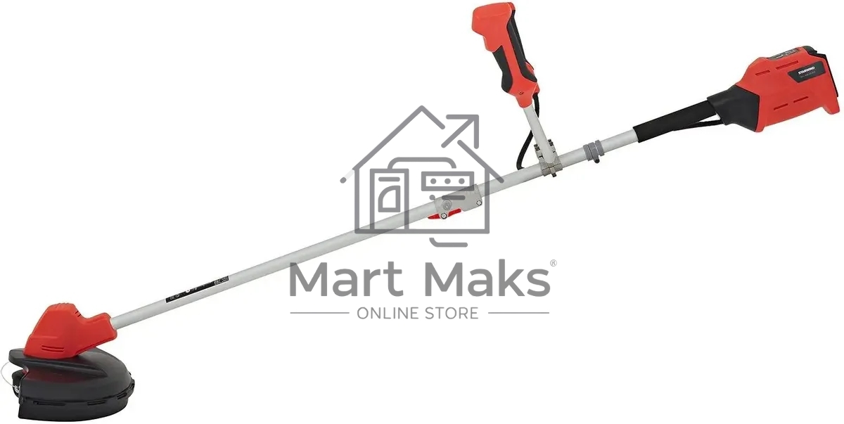 Триммер электрический Starwind SBG-300.20-0.0 аккум. разбор.штан. реж.эл.:леска/нож