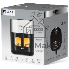 Аэрогриль Red Solution PURE STEAM WS270 черный/серый, 2100 Вт, 6 л, сенсор, 12 программ