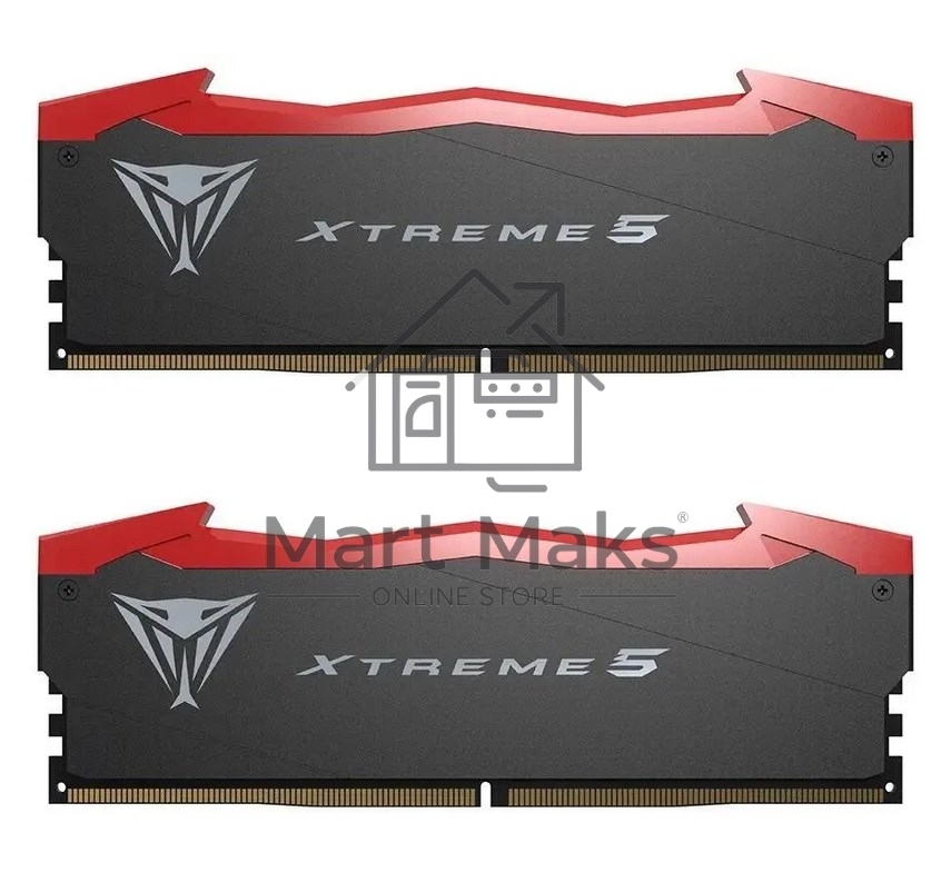 Оперативная память Patriot Viper Xtreme 5, DDR5, 32GB (2x16GB), 7600MHz, CL36, DIMM, с радиаторами, черный