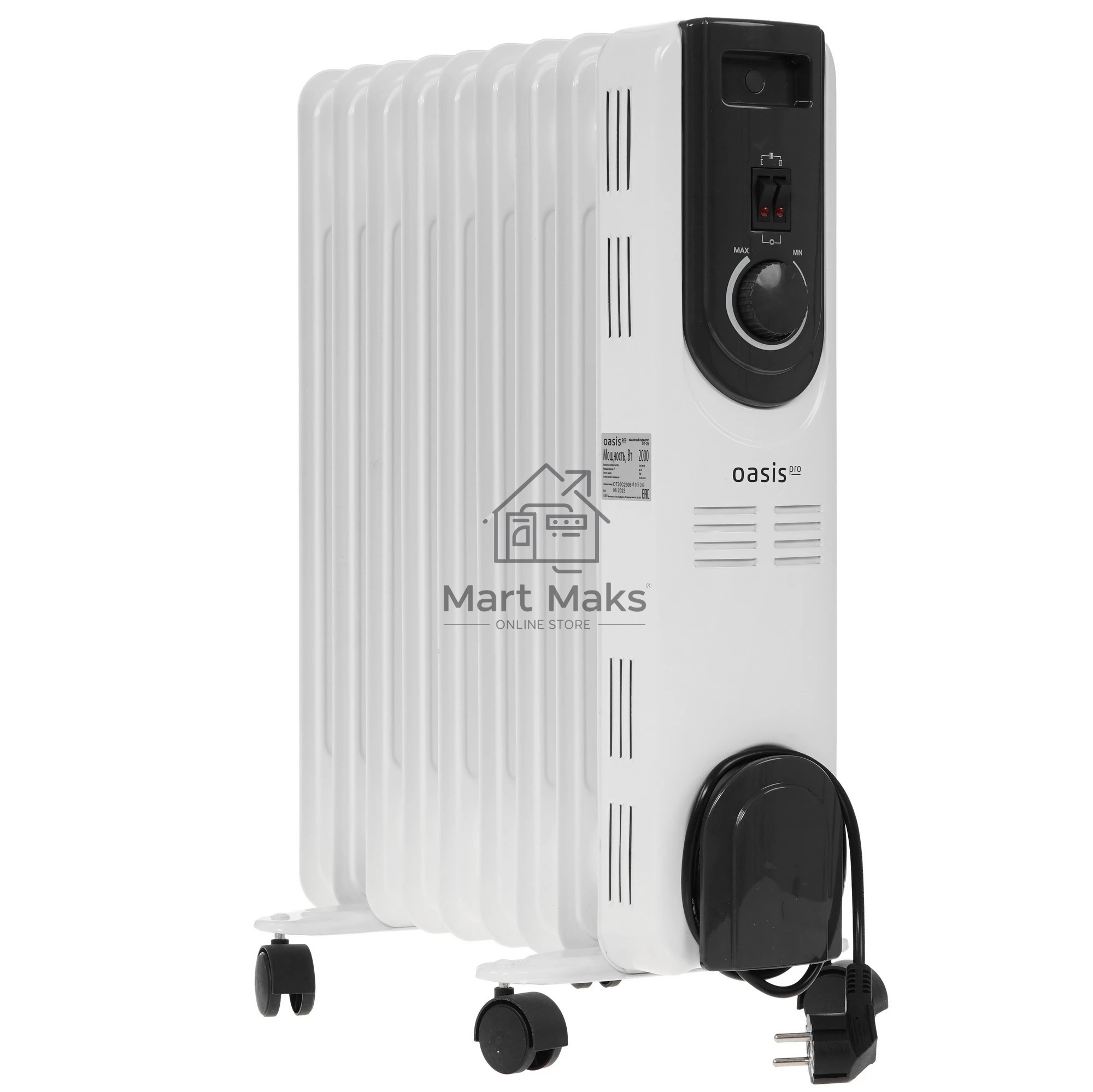 Обогреватель масляный Oasis OT-20
