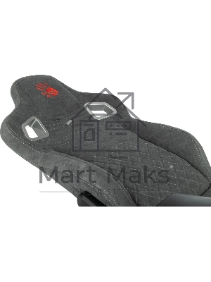 Кресло игровое A4Tech Bloody GC-660 серый искусственная замша