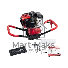 Мотобур бензиновый P.I.T. P51210 (2-х тактный, 1,8кВт, 52 см³, 8000 об/мин, бак 1,2 л, 7,5кг)