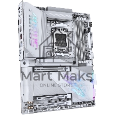 Материнская плата Gigabyte X870E AORUS PRO X3D ICE, AM5, AMD X870E, 4xDDR5, 4xSATA, 4xM.2, 1xPCIe 5.0 x16, 1xPCIe 4.0 x16, 1xPCIe 3.0 x16, 1xHDMI, 1x5Gb LAN, Wi-Fi 7, Bluetooth 5.4, 2xUSB-C 40Gbps (USB4), 2xUSB-C 10Gbps, 5xUSB-A 10Gbps, 3xUSB-A 5Gbps, 3x3.5 мм + S/PDIF оптический, 7.1, белый, ATX