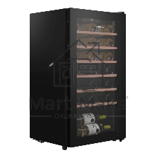 Винный шкаф Maunfeld MFWC-85S34 черный, 85 л, 1 отсек, 34 бут., класс G