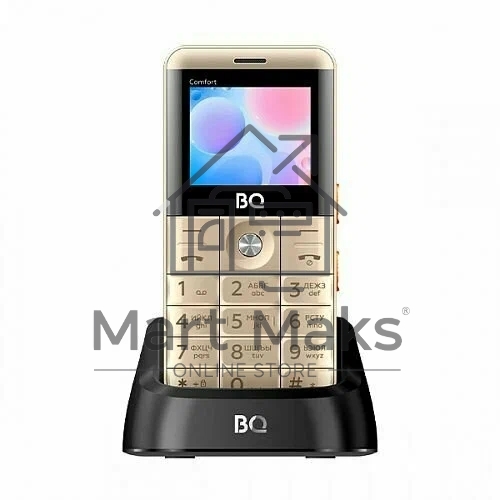 Мобильный телефон BQ 2006 Comfort золотой/черный
