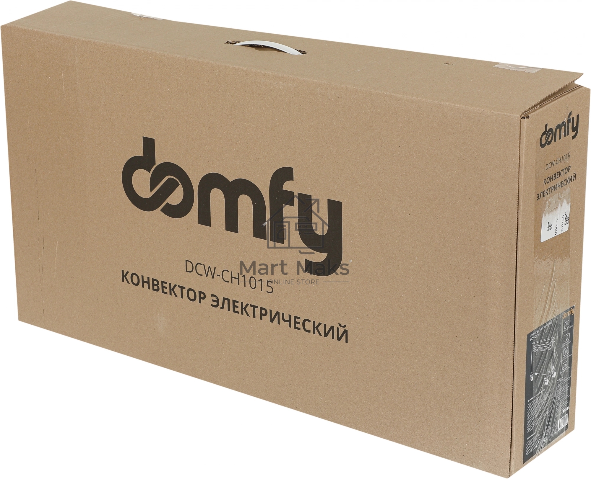 Конвектор Domfy DCW-CH1015 белый, 1500 Вт, 20 м2, термостат