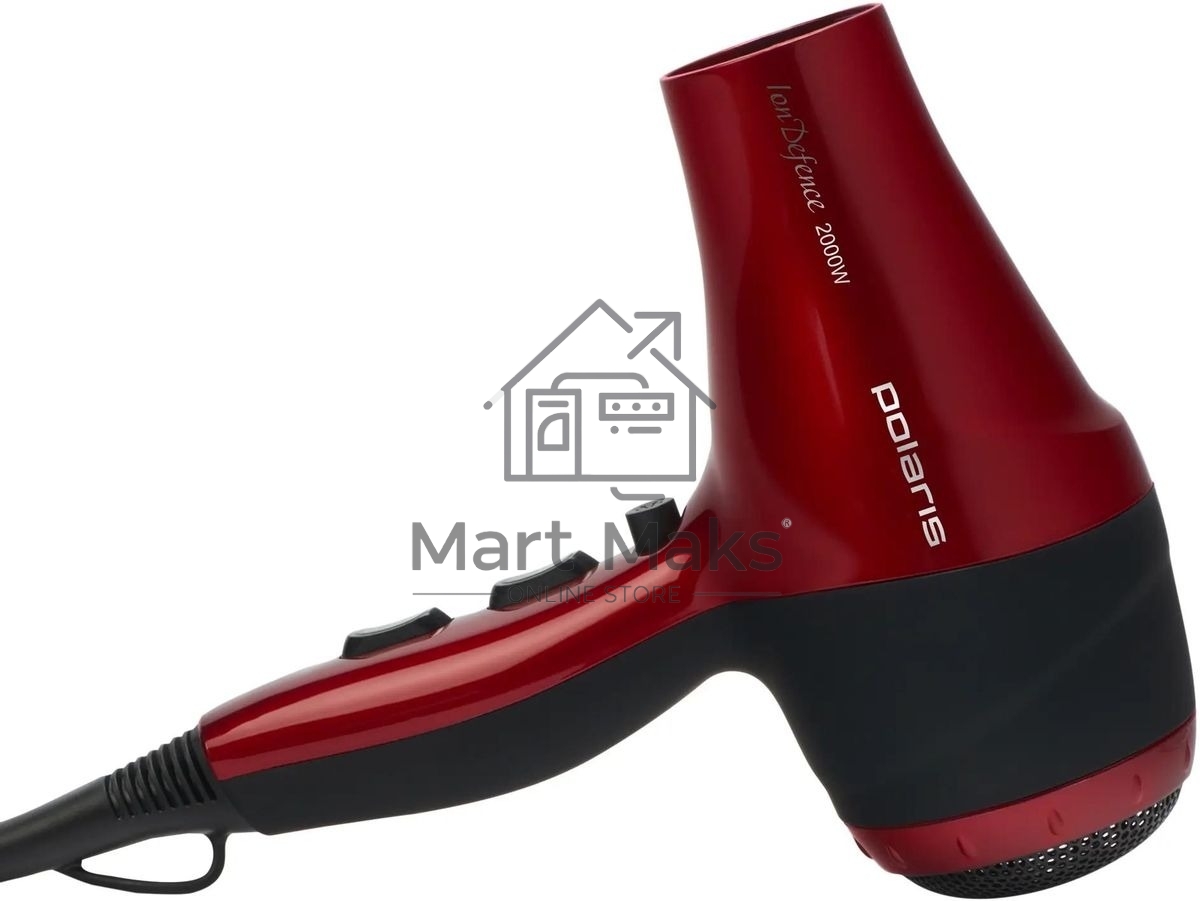 Фен Polaris PHD 2077i 2000Вт красный/черный