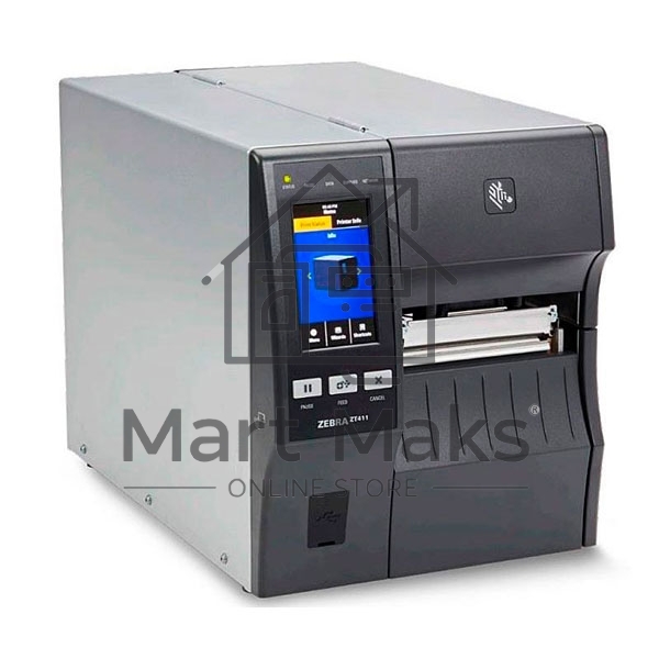 Принтер этикеток термотрансферный коммерческий Zebra TT ZT411 203 dpi, 356 мм/сек, USB, RS-232, Ethernet, USB Host, Bluetooth, серый/черный