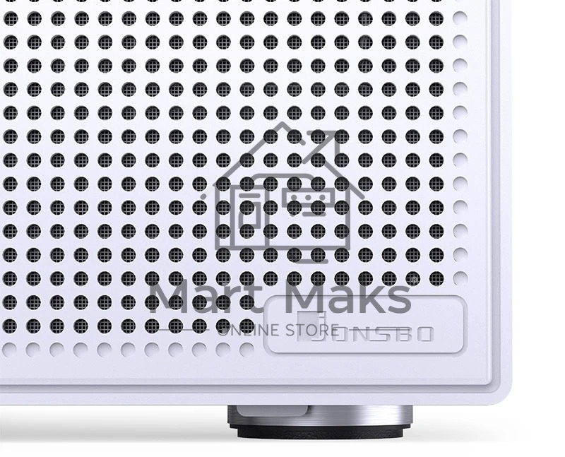 Корпус без блока питания JONSBO N4, Mini-Tower, 1x120mm, 1xUSB-A 3.0 + 1xUSB-C 3.2, SFX PSU Support, mATX, mITX White