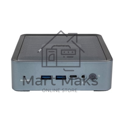 Мини ПК HIPER EXPERTBOX D20 Intel Core i5 1240P(1.7Ghz)/16384Mb/512PCISSDGb/noDVD/Int:Intel Iris Xe Graphics/BT/WiFi/war 1y/0.45kg/Тёмно-серый/Win11Pro + WiFi 6, BT 5.2,металл, VESA 75х75, 100х100