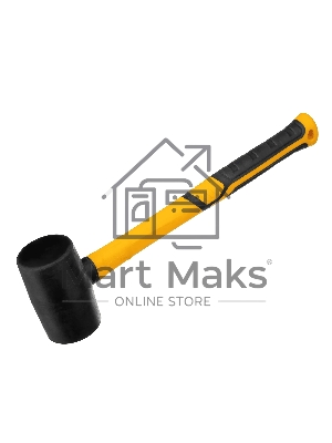 Киянка резиновая Denzel 225 г, черная, фибергласовая рукоятка c TPR покрытием