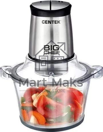 Измельчитель Centek CT-1394, стационарный, серебристый