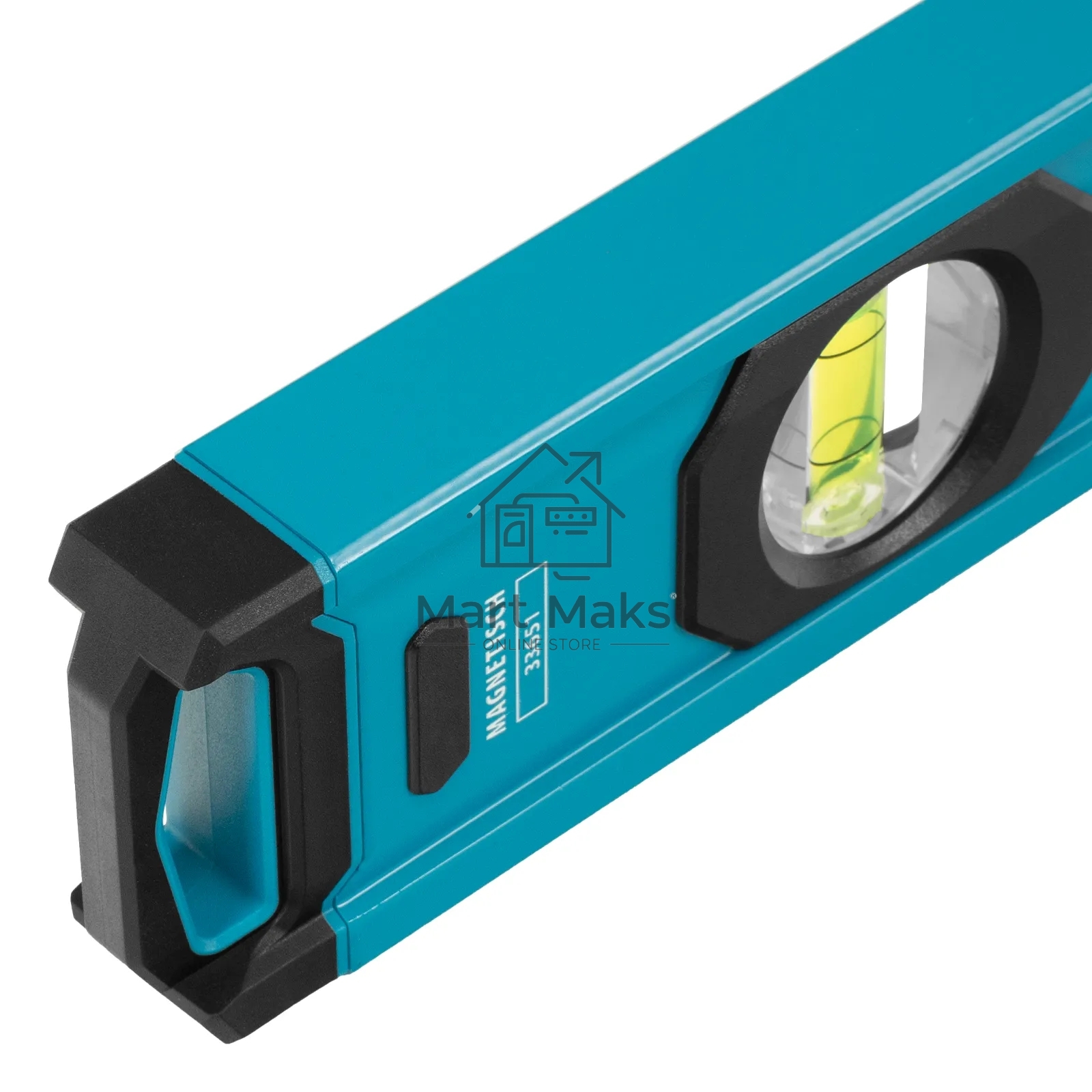 Уровень Gross 33651 алюминиевый, магнит., фрезерованный, 3 глазка, 0,5 мм/м, 600 мм