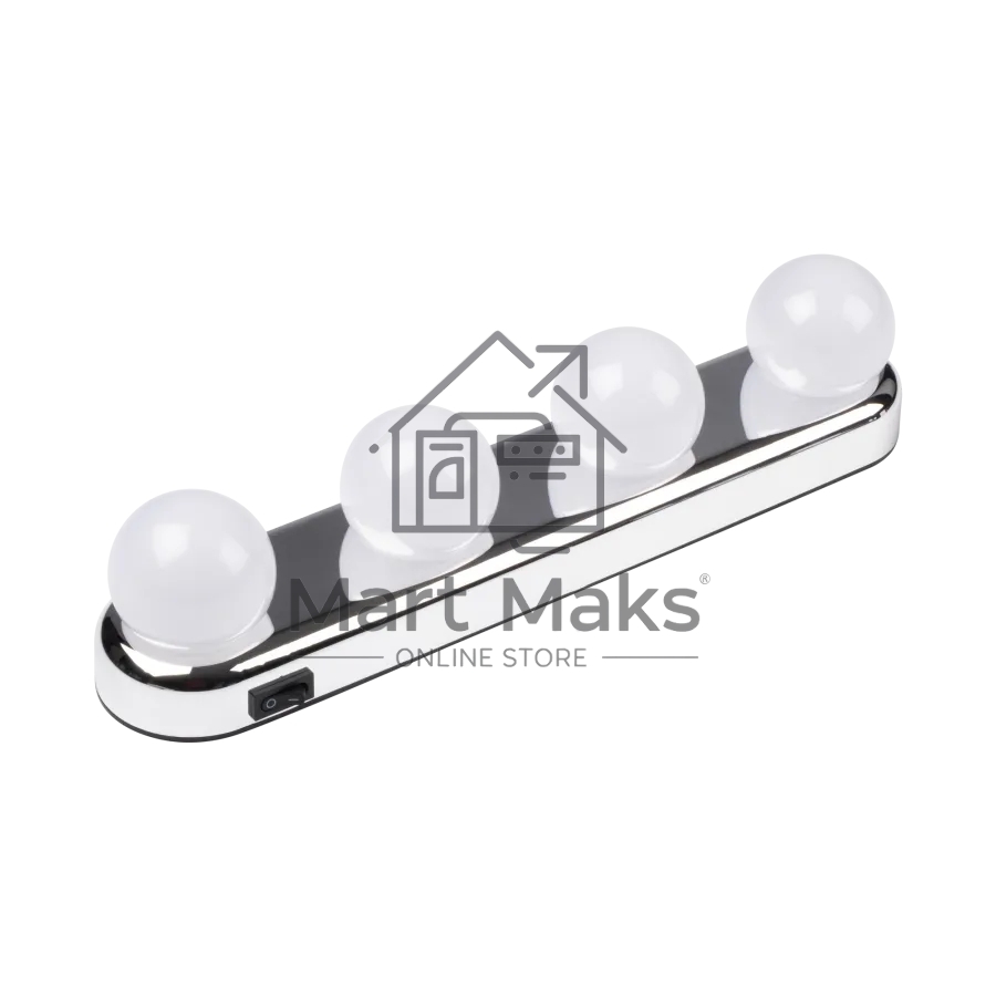Светильник светодиодный ML-L04-sr подсветка для зеркала серебр. JazzWay 5036734