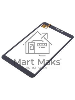 Сенсорное стекло (тачскрин) ZYD080-64V, черное