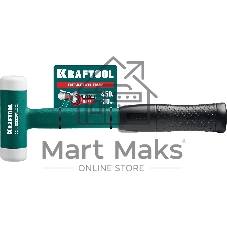 Молоток KRAFTOOL DEAD BLOW 450 г 30 мм безинерционный с бойками из полиамида