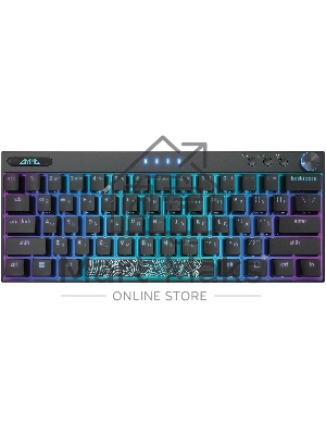 Клавиатура беспроводная GMNG GG-KB500XW (1910516), USB, Bluetooth/Радиоканал, черный